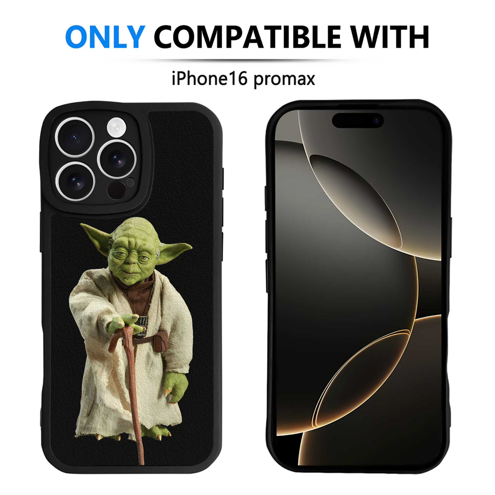 （画像用） スター・ウォーズ Star Wars 【iPhone 16シリーズ対応】シリコンスマホケース（レザー調） 材質：シリコン